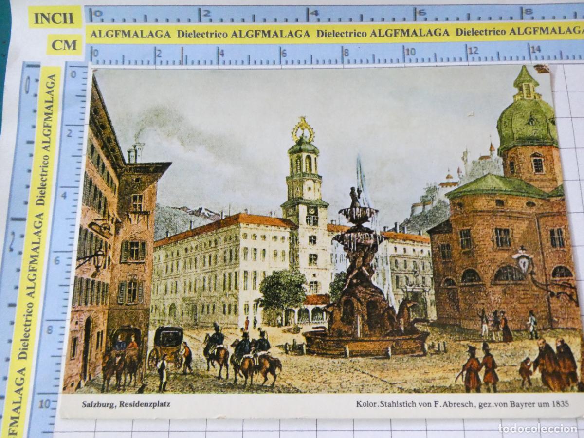 Postais: POSTAL DE AUSTRIA. SALZBURG SALZBURGO RESIDENZPLATZ. 356