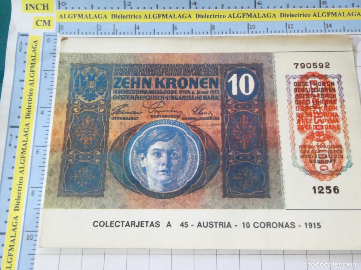 Postcards: POSTAL DE AUSTRIA. BILLETE DE 10 CORONAS DE 1915 IMPERIO AUSTRO H&Uacute;NGARO. 359
