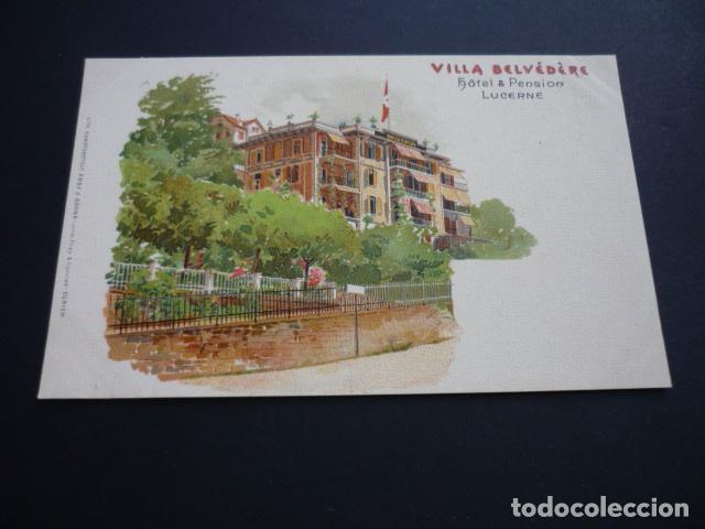 Postkarten: LUCERNE SUIZA POSTAL TIPO GRUSS AUS