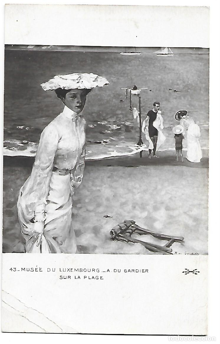 Postcards: A DU GARDIER SUR LA PLAGE, MUSEE DU LUXEMBOURG