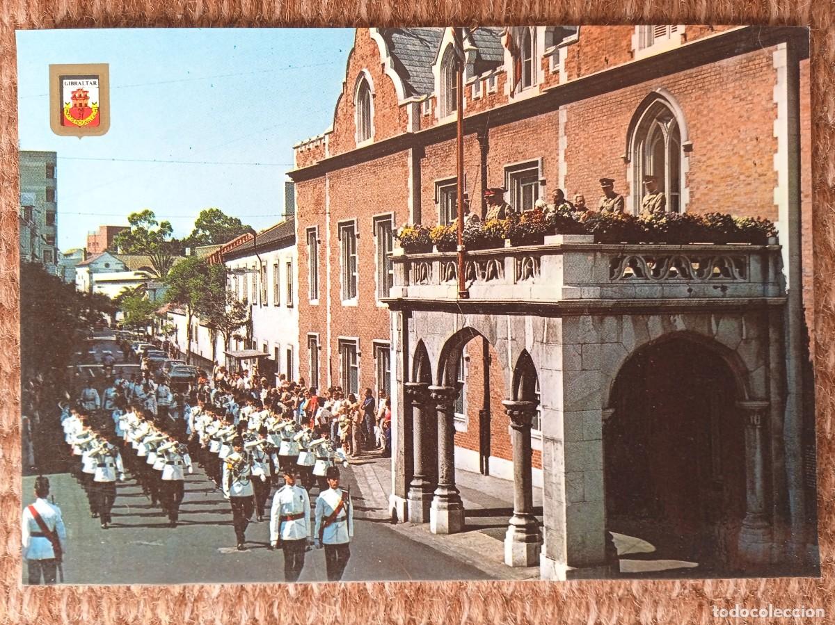Postales: GIBRALTAR - CAMBIO DE GUARDIA - Foto 1