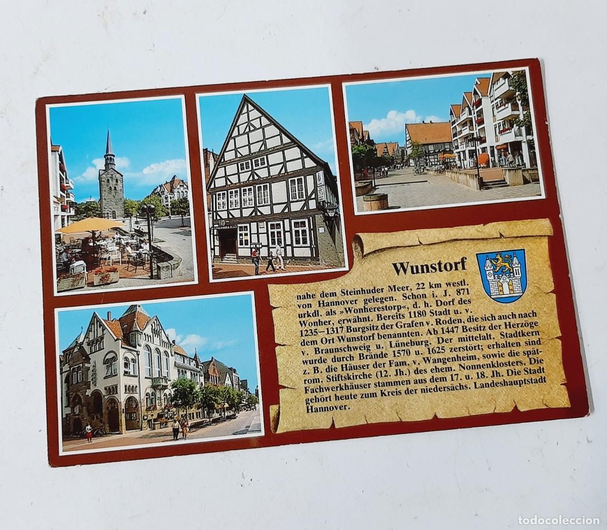 Postkarten: Postal vintage Wunstorf, Alemania(8.4)