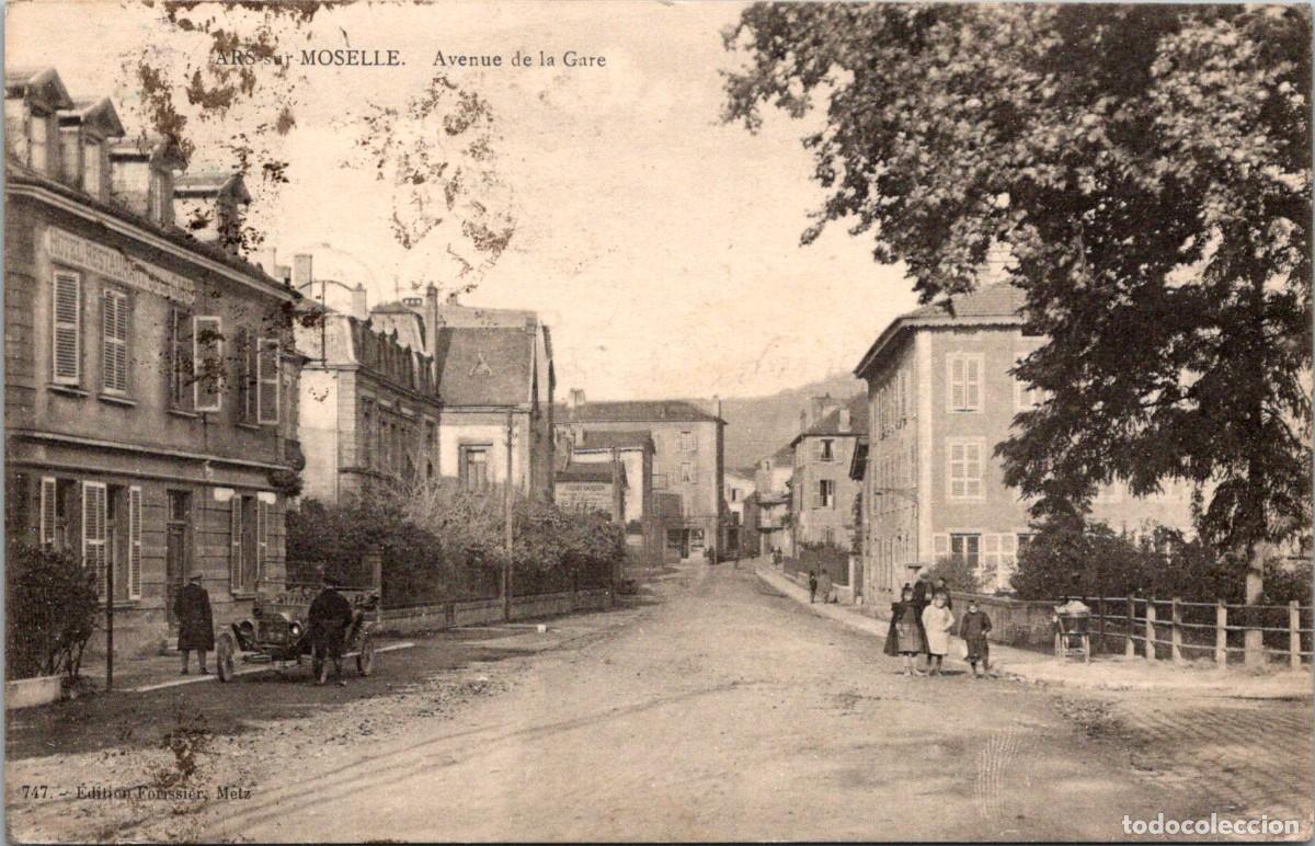 Postales: France - (57) - Ars sur Moselle - Avenue de la Gare - &Eacute;d. Forissier - 139x89mm