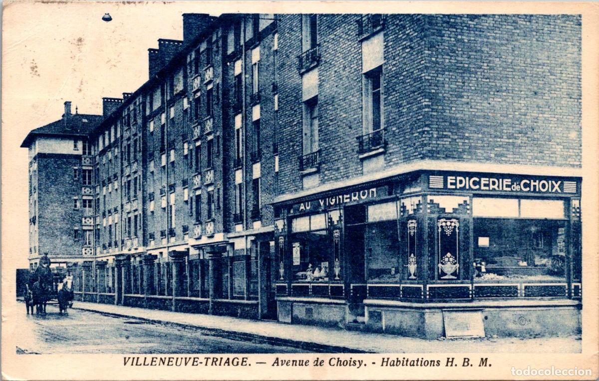Postales: France - (94) - Villeneuve-Triage - Avenue de Choisy - Habitations H. B. M- Photo-Edition - 141x89mm