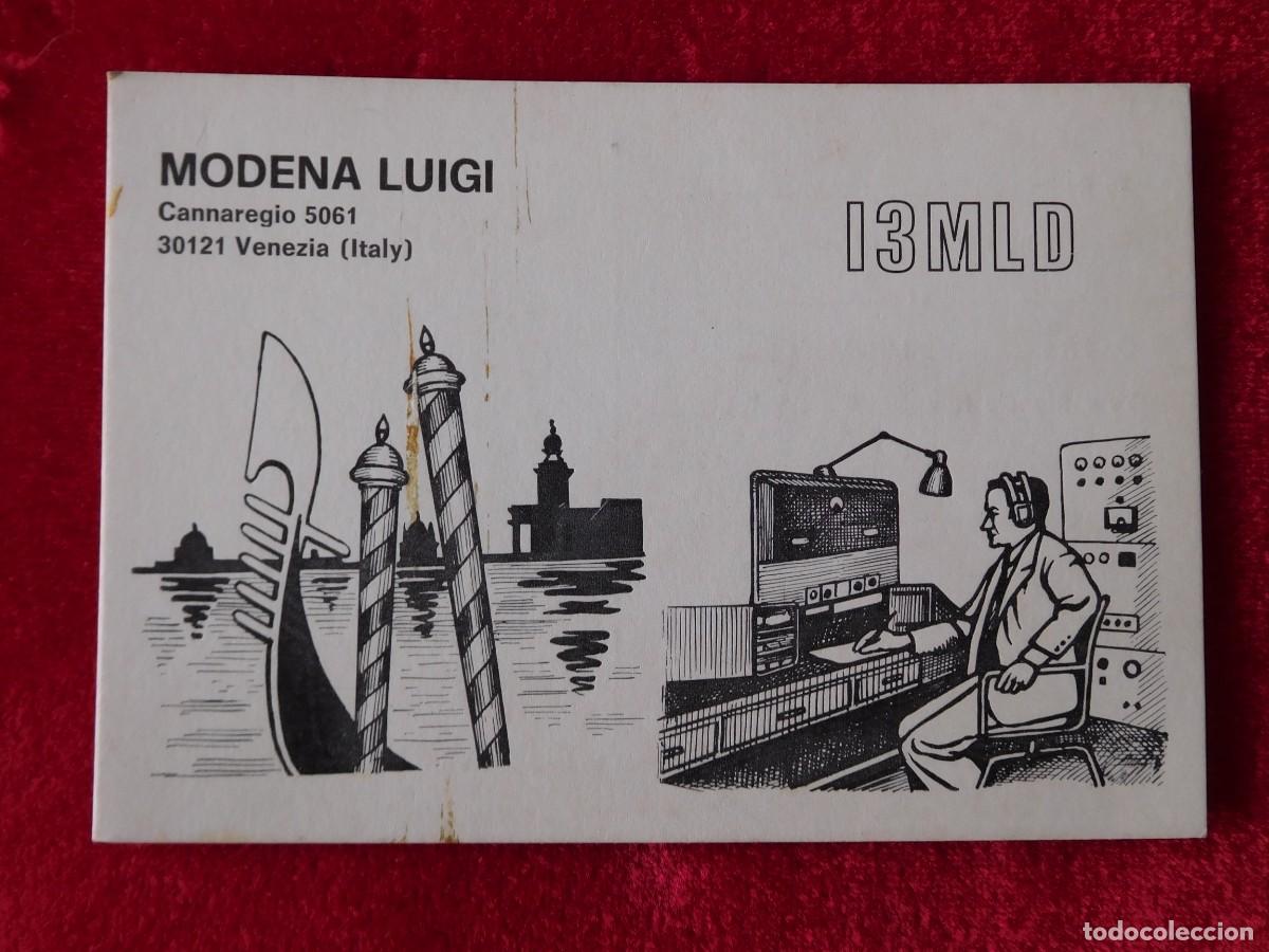 Postkarten: Postal de radio aficionado radioaficionado Italia a&ntilde;o 1977