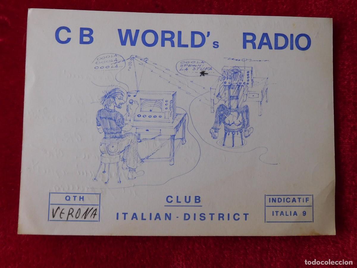 Cartes Postales: Postal de radio aficionado radioaficionado Italia a&ntilde;o 1972