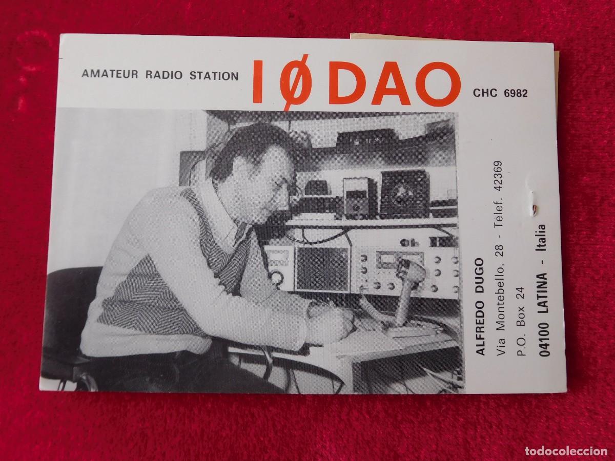 Postkarten: Postal de radio aficionado radioaficionado Italia a&ntilde;o 1977