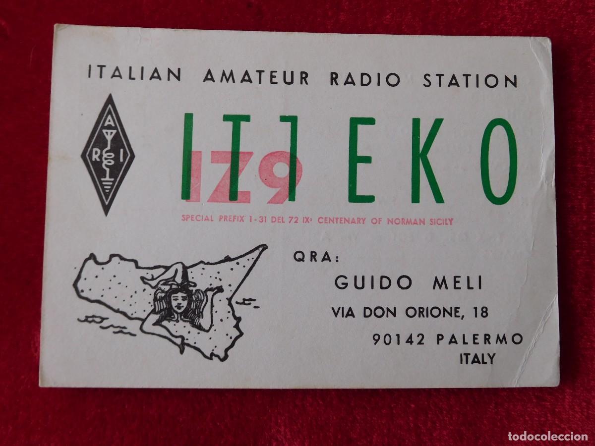 Postales: Postal de radio aficionado radioaficionado Italia a&ntilde;o 1972