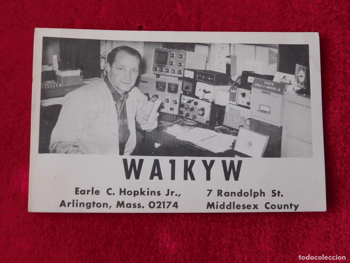 Postkarten: Postal de radio aficionado radioaficionado Estados Unidos a&ntilde;o 1974