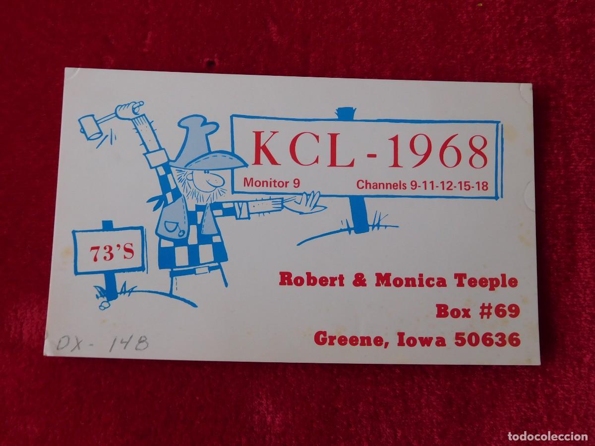 Postales: Postal de radio aficionado radioaficionado Estados Unidos a&ntilde;o 1972