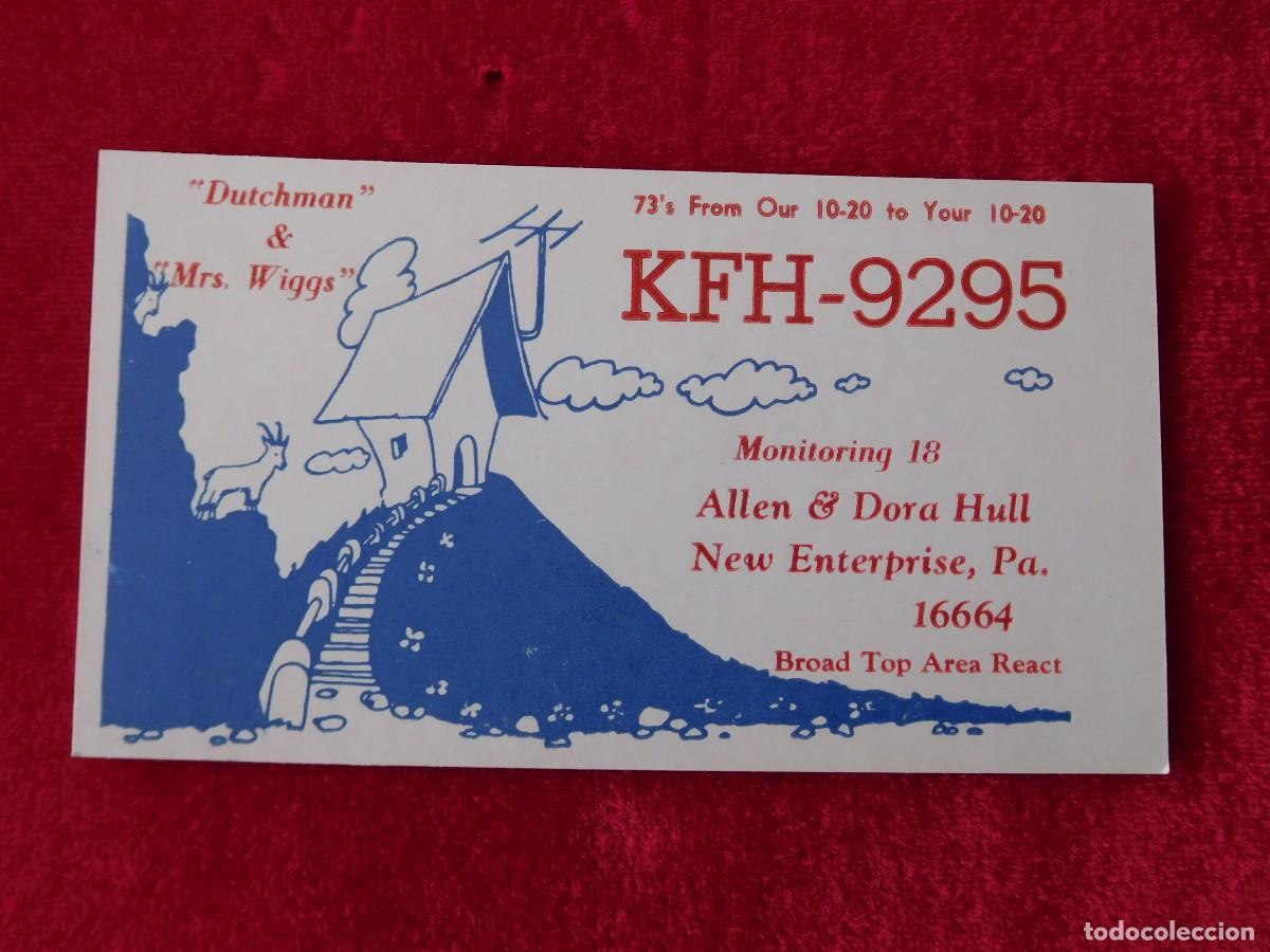 Cartes Postales: Postal de radio aficionado radioaficionado Estados Unidos