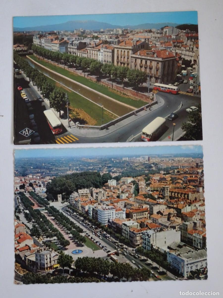 Postais: 2 ANTIGUAS POSTALES, CPSM , PERPIGNAN , VER FOTOS
