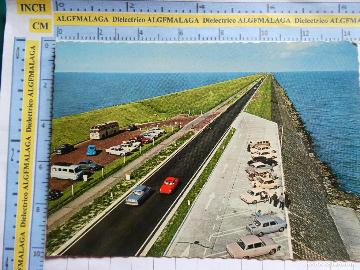 Postais: ANTIGUA POSTAL DE PA&Iacute;SES BAJOS HOLANDA. AFSLUITDIJK FRIESLAND DIQUE CERRADO 1932 714