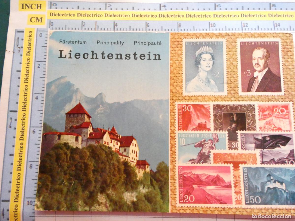 Postales: POSTAL DE PRINCIPADO LIECHTENSTEIN. SELLOS FILATELIA. 809