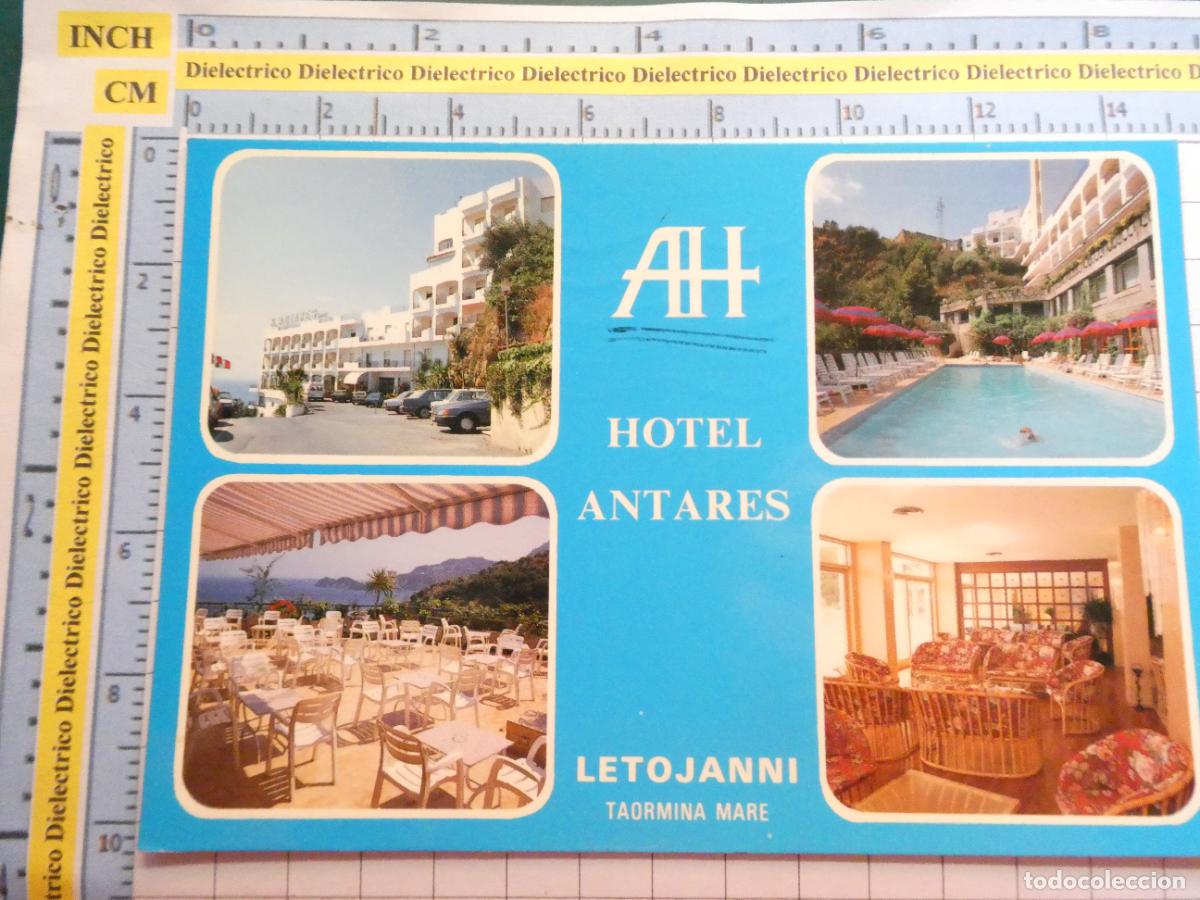 Cartes Postales: POSTAL DE ITALIA HOTEL ANTARES LETOJANNI TAORMINA SICILIA. 823