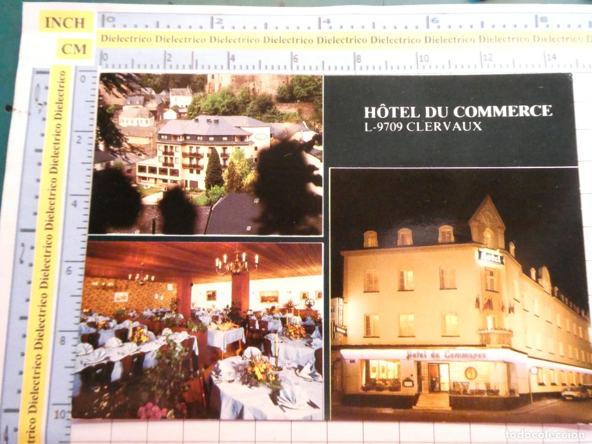 Postales: POSTAL DE LUXEMBURGO CLERVAUX H&Ocirc;TEL DU COMMERCE. 825 - Foto 1