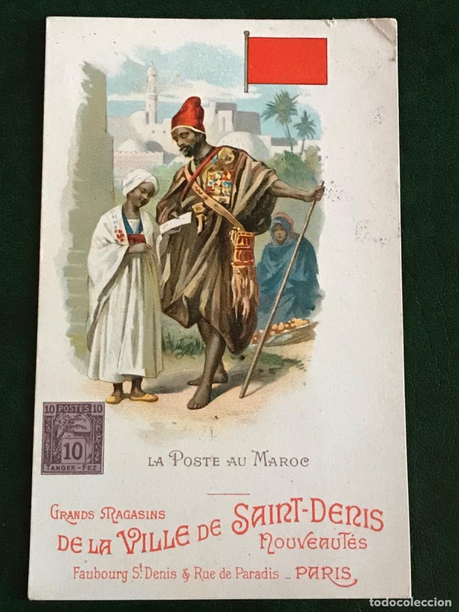 Postcards: Postal Marruecos A La Ville de Saint-Denis Nouveautes Paris