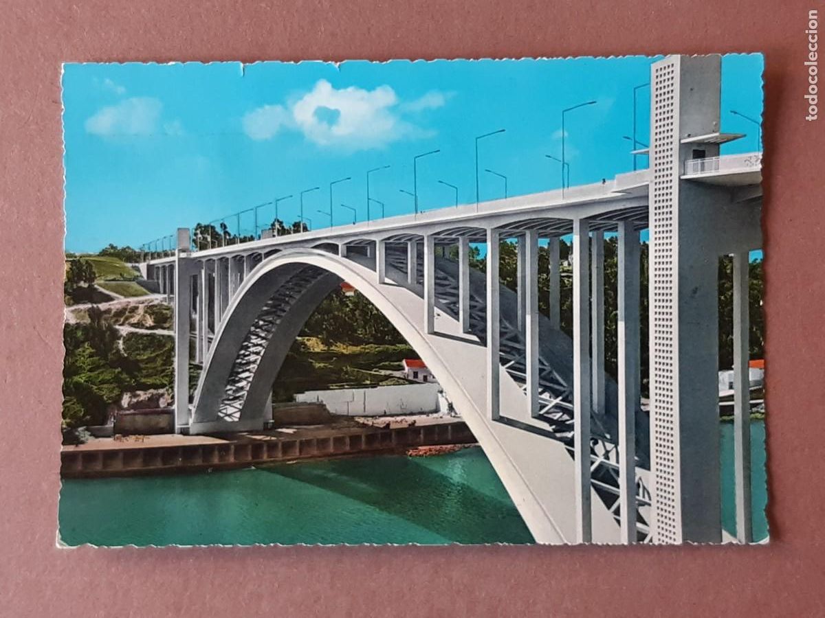 Postkarten: POSTAL 185C/P PORTO TUR&Iacute;STICA. PONTE DE ARR&Aacute;BIDA. PORTO. PORTUGAL. CIRCULADA 1964.