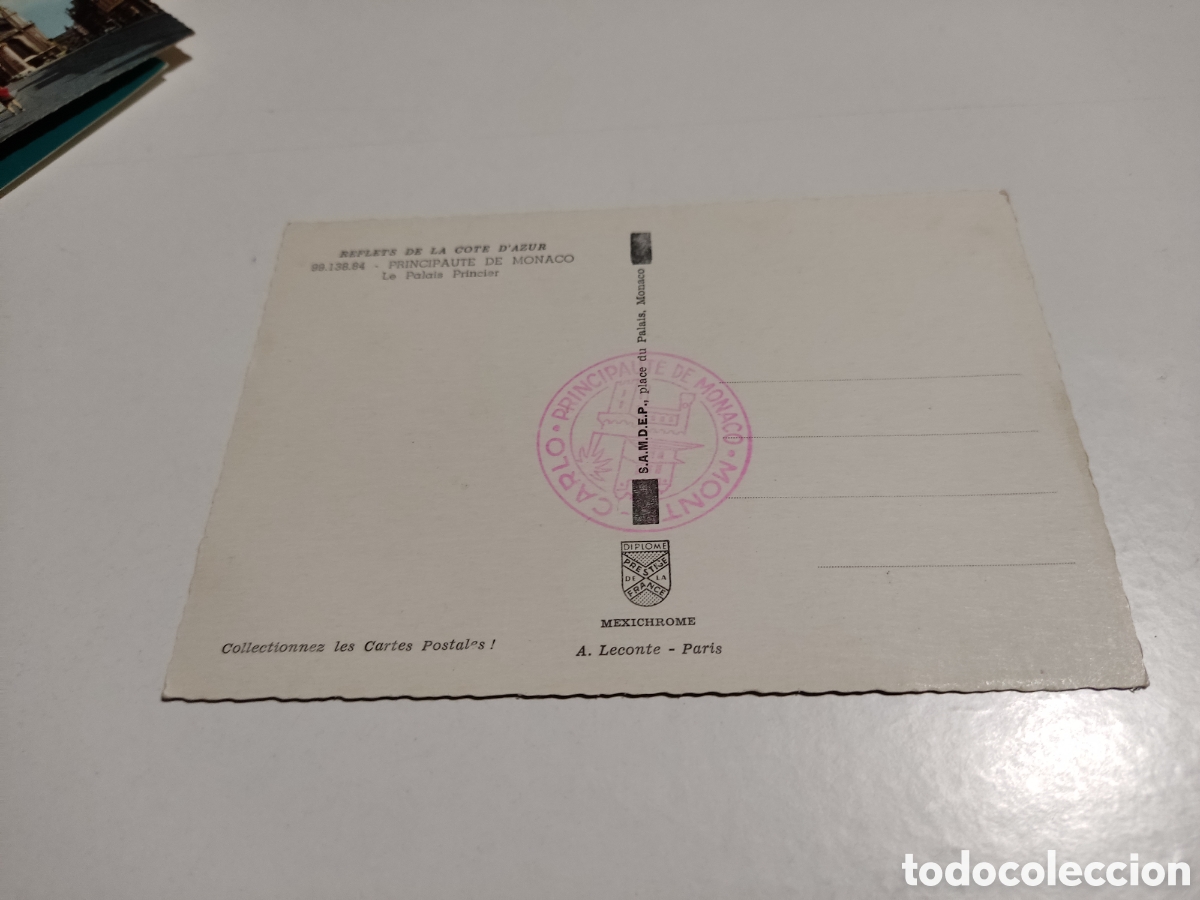 Postales: Postal M&oacute;naco - Foto 2