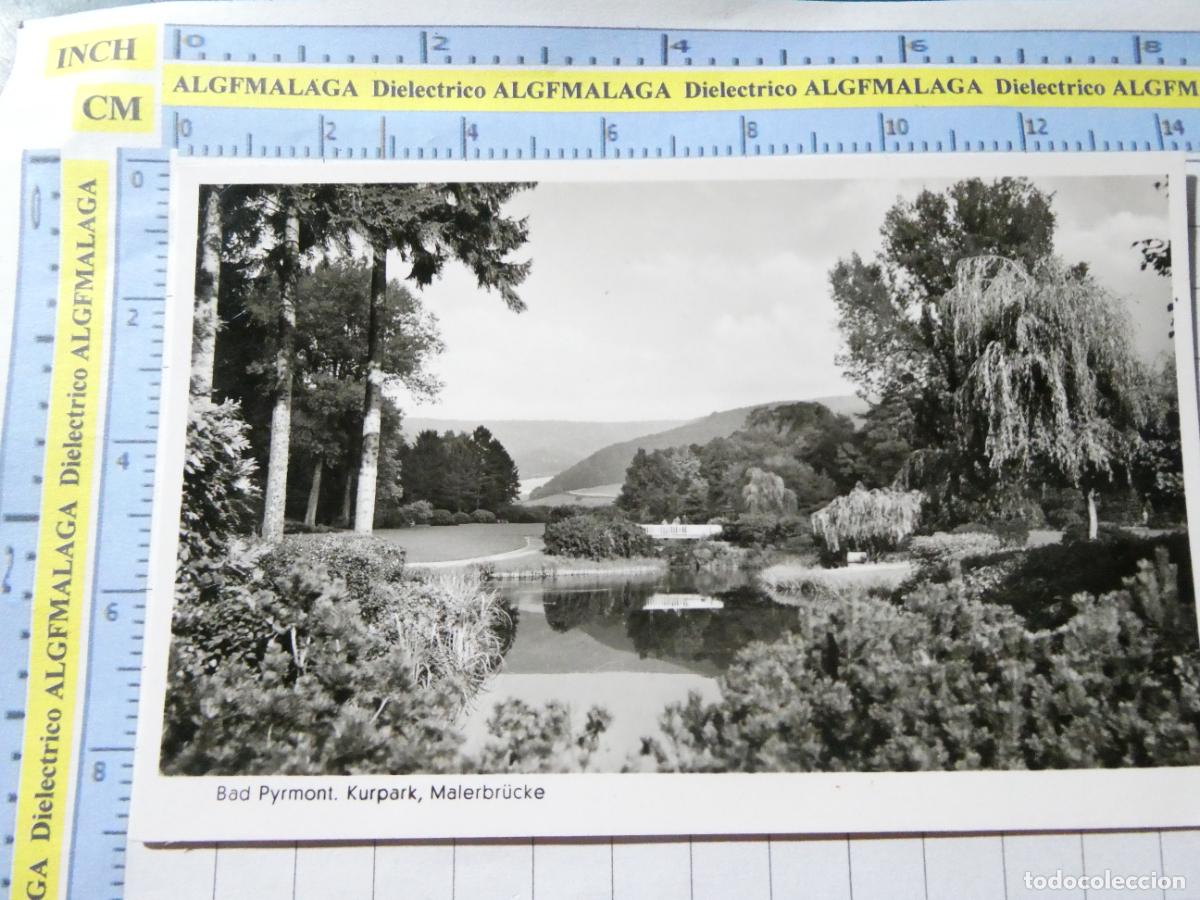 Postales: ANTIGUA POSTAL DE ALEMANIA MALERBR&Uuml;CKE BAD PYRMONT KURPARK. 877
