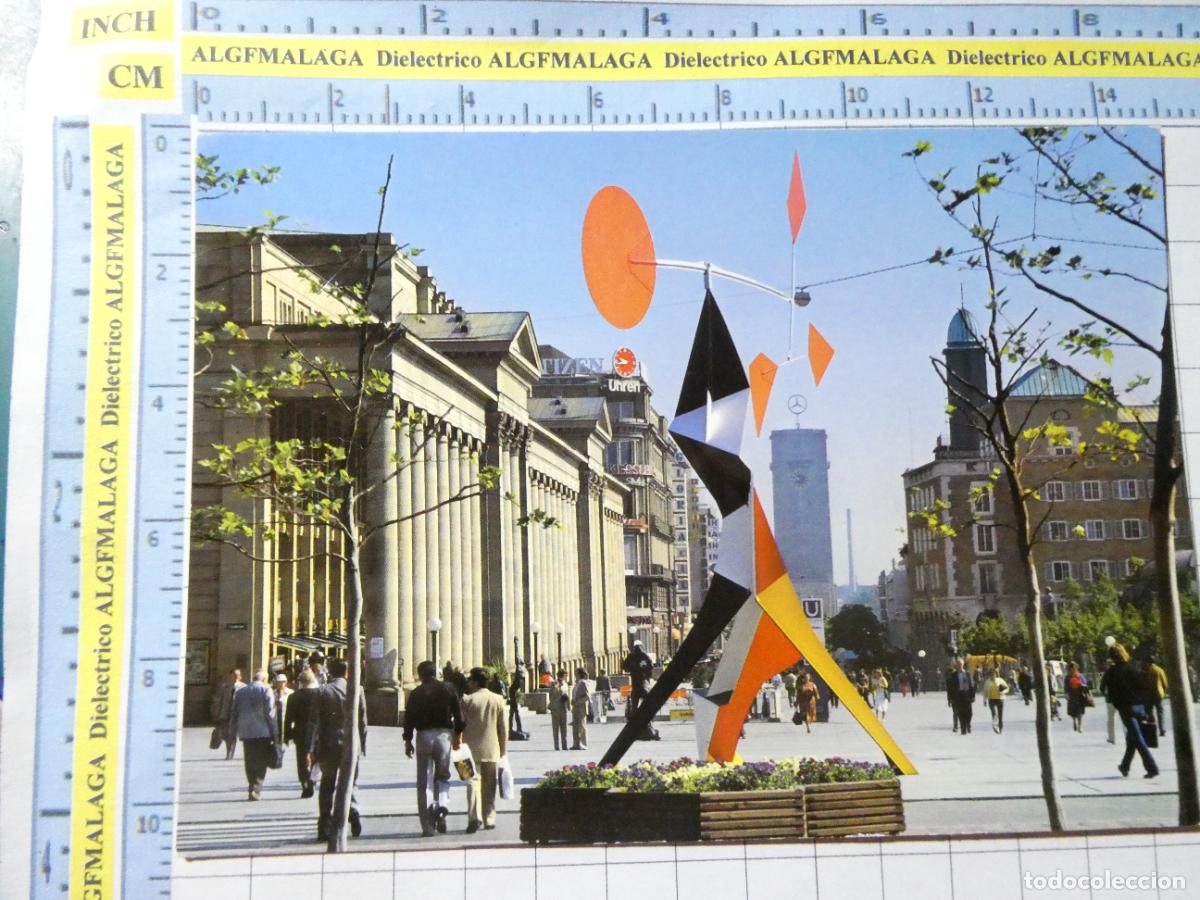 Cartoline: POSTAL DE ALEMANIA STUTTGART CALDER PLASTIK AM SCHLOSSPLATZ . 887