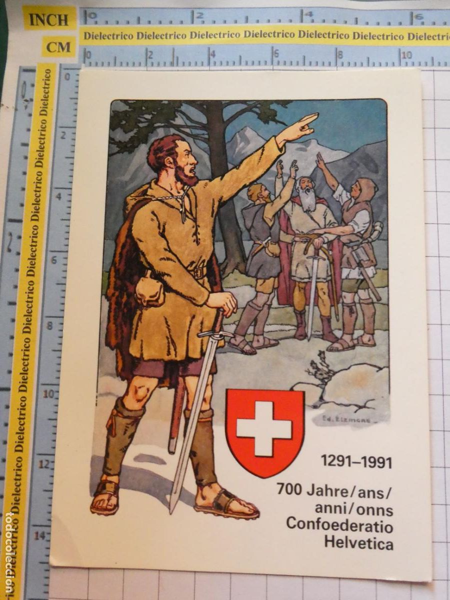 Postales: POSTAL DE SUIZA. VII CENTENARIO 700 A&Ntilde;OS CONFEDERACI&Oacute;N HELV&Eacute;TICA 1291 1991. 1346
