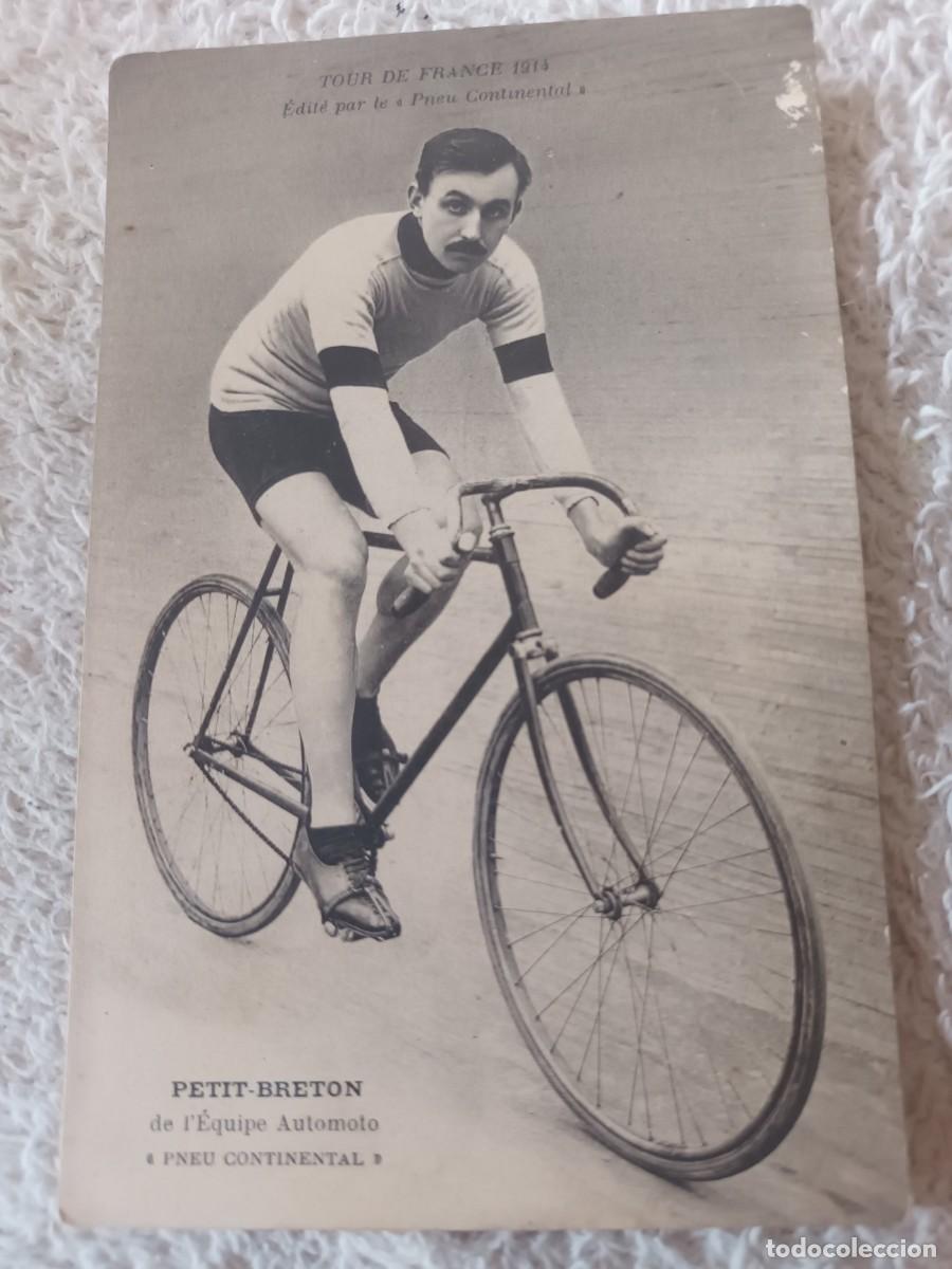 Postales: Postal del Tour de Francia, a&ntilde;o 1914