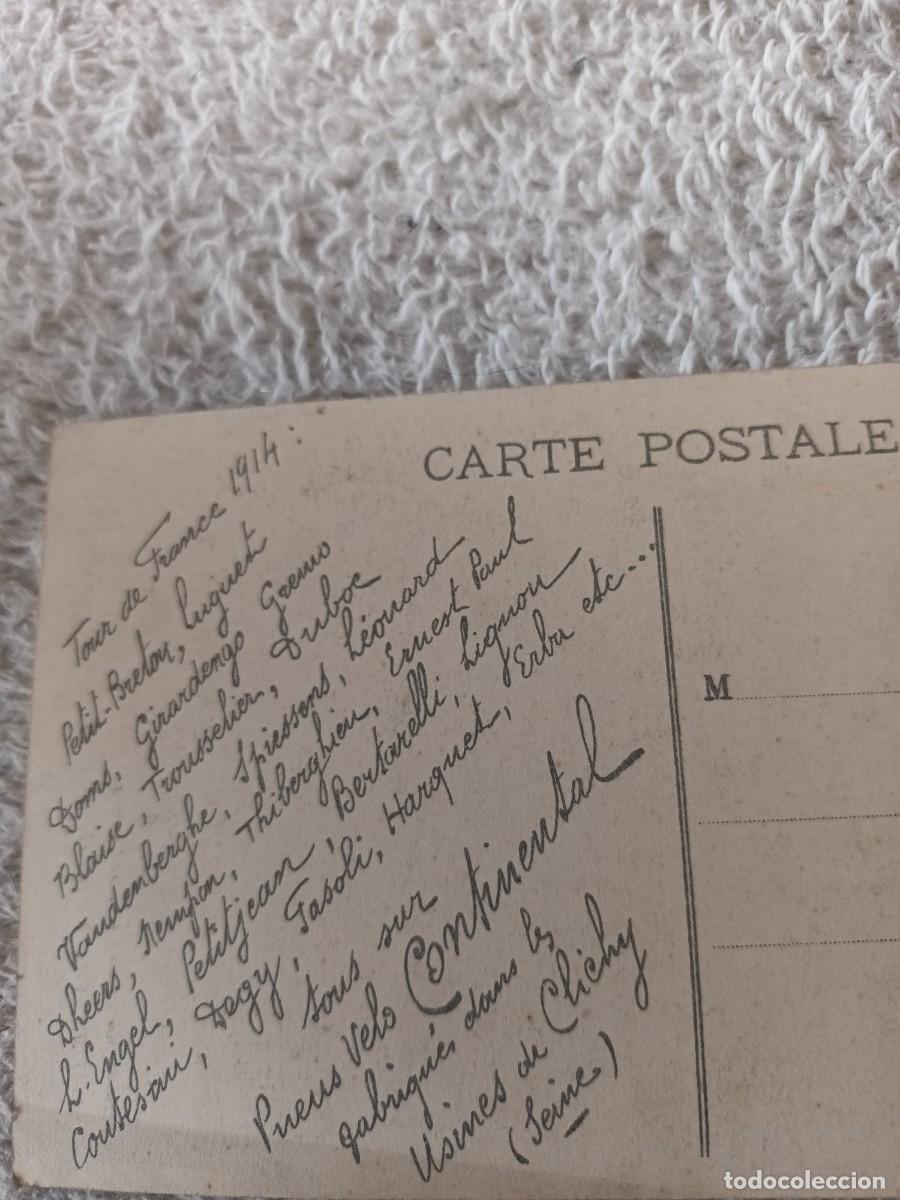 Postales: Postal del Tour de Francia, a&ntilde;o 1914