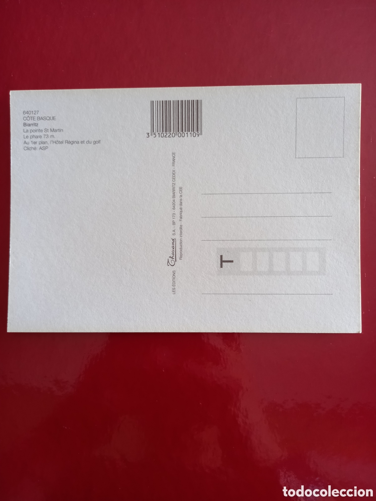 Postales: POSTAL SIN CIRCULAR - BIARRITZ, LA POINTE ST. MARTIN - Foto 2