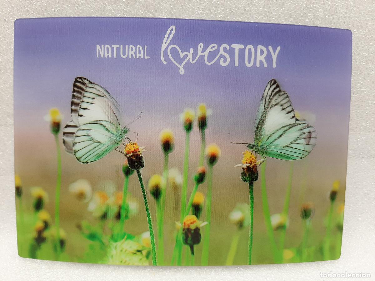 Postales: Postal lenticular 3D Hologgrafico, Historia de amor natural, de Schoening Verlag, nuevo