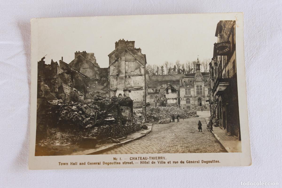 Postales: POSTAL FOTOGRAFICA CHATEAU THIERRY HOTEL DE VILLE DETRUIT