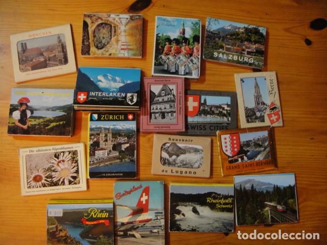 Postcards: 18 libritos de postales de europa