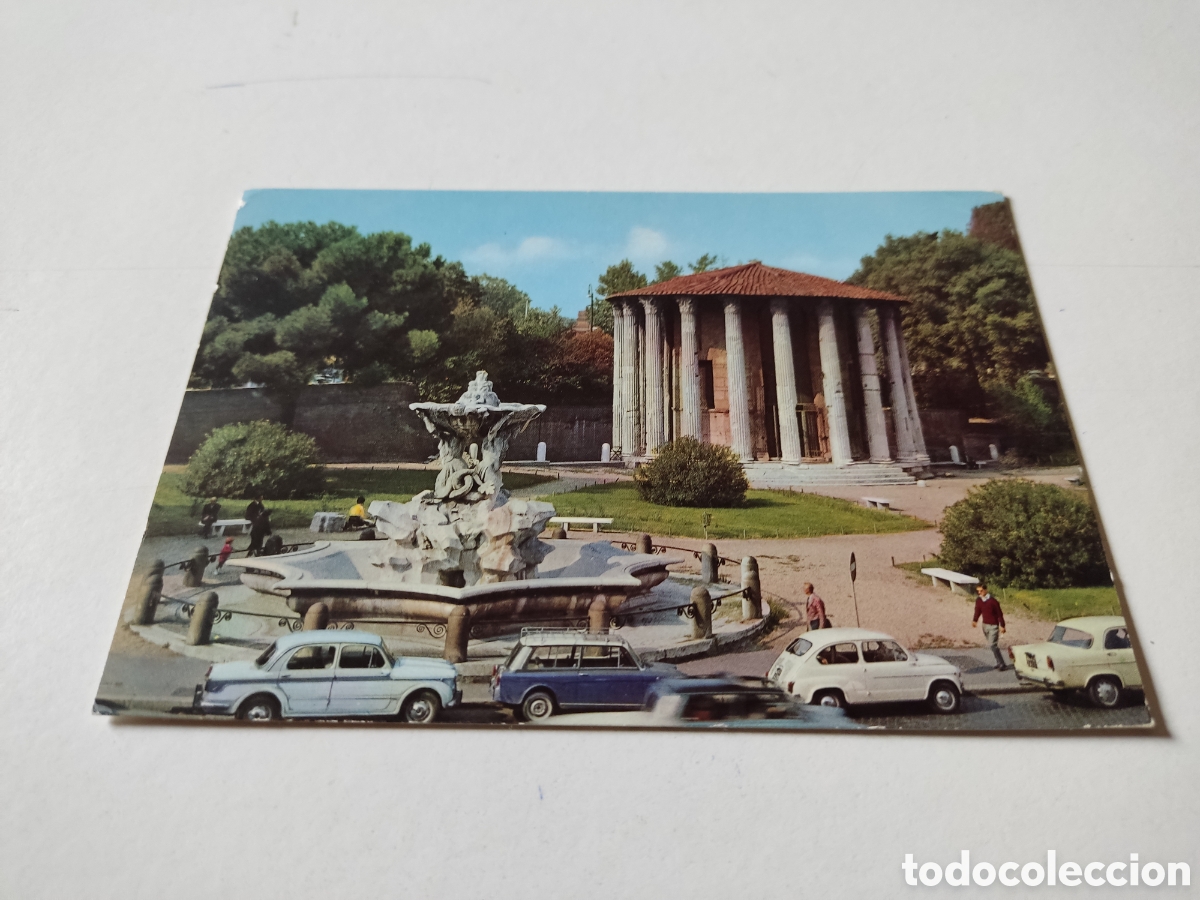 Postales: Postal Roma coches monumento - Foto 1