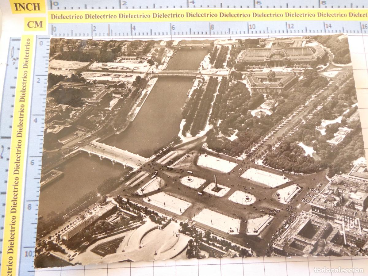 Cartoline: POSTAL DE FRANCIA. PARIS AEREO PLAZA CONCORDIA, RIO SENA, GRAND PALAIS. 652