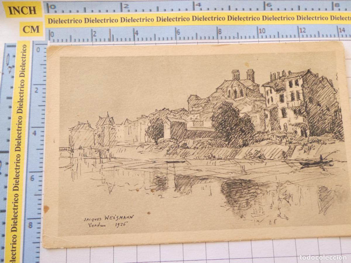 Postais: POSTAL DE FRANCIA. DIBUJO VERDUN EN EL A&Ntilde;O 1926. 657