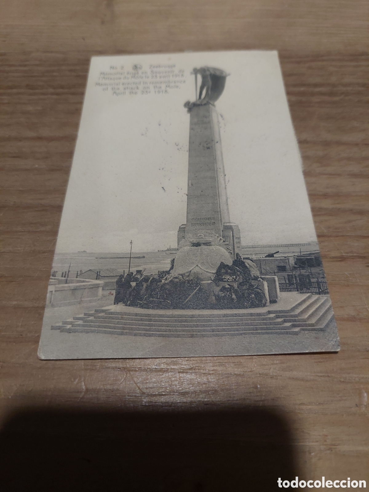 Postkarten: Zeebrugge B&eacute;lgica memorial 1915