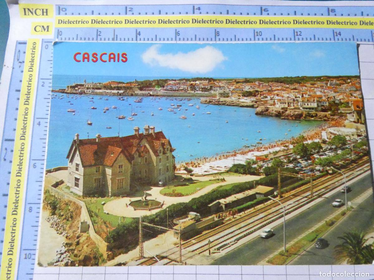 Postales: POSTAL DE PORTUGAL. CASCAIS VISTA PRINCIPAL VIAS TREN FERROCARRIL. 4102