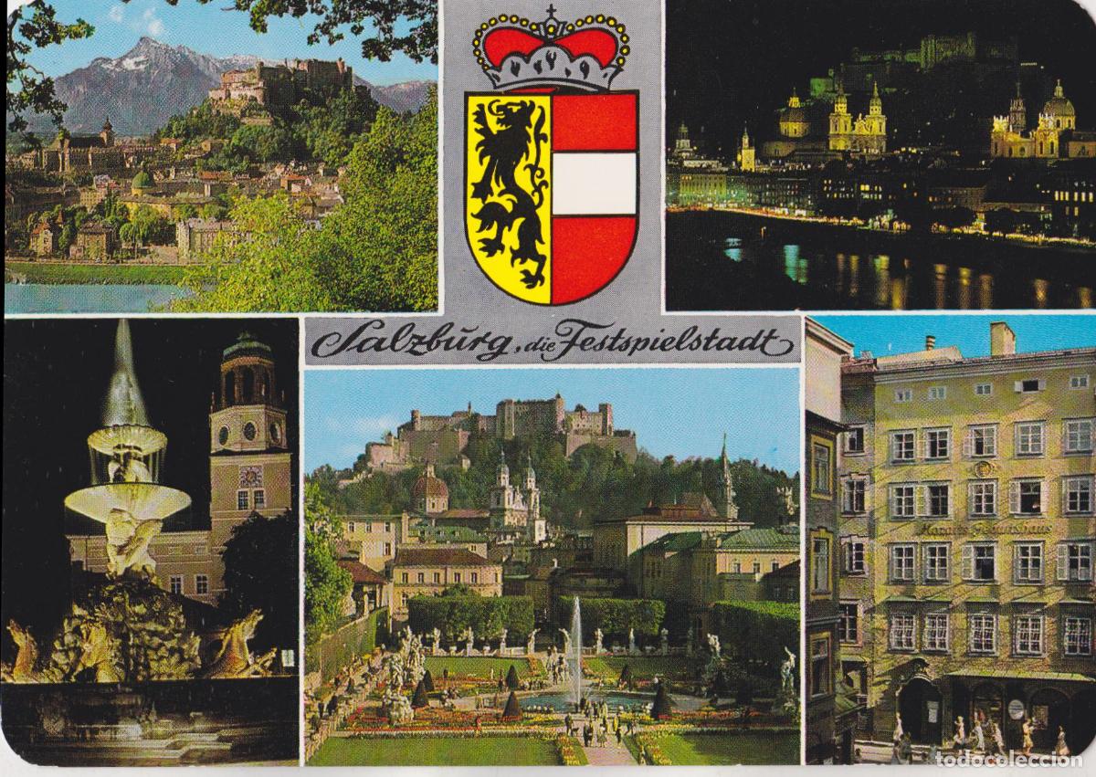 Cartes Postales: SALZBURGO (AUSTRIA) VARIAS VISTAS DE LA CIUDAD - DAVID GR&Uuml;NDLER 291 - S/C
