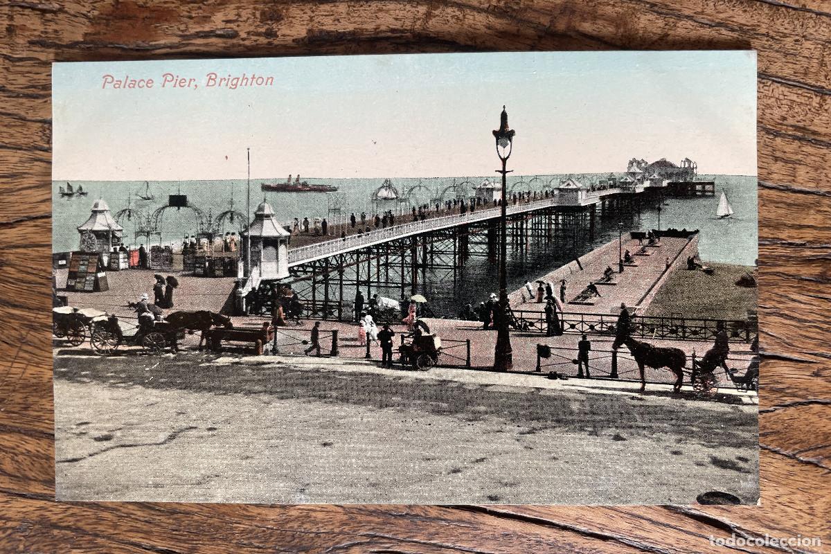 Postkarten: Palace Pier Brighton ca, 1910 original col. Very Good Condition.