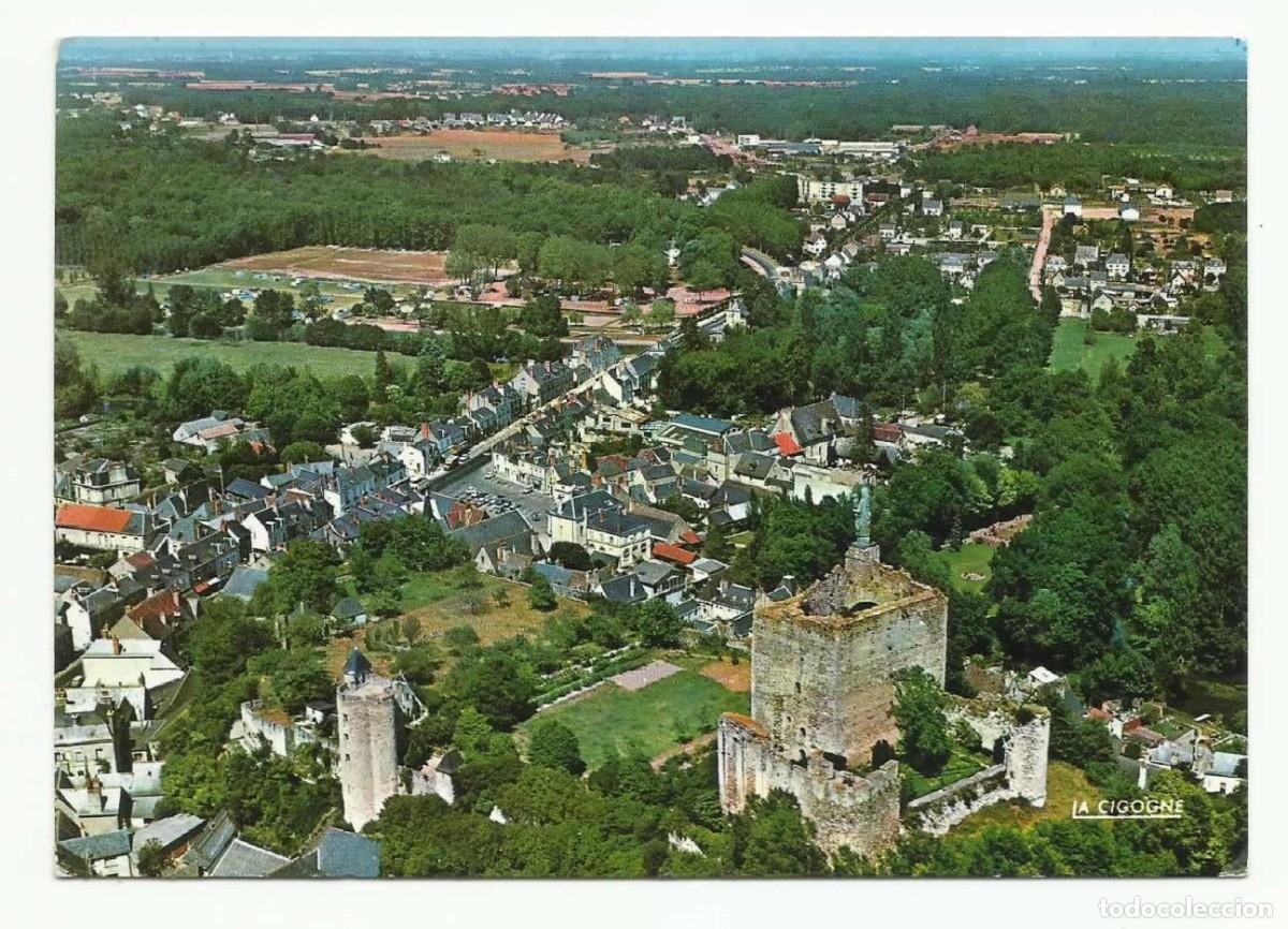 Postais: ❤️ Postal 3715404, Montbazon, Indre et Loire, Vue G&eacute;n&eacute;rale et le Donjon, 1961