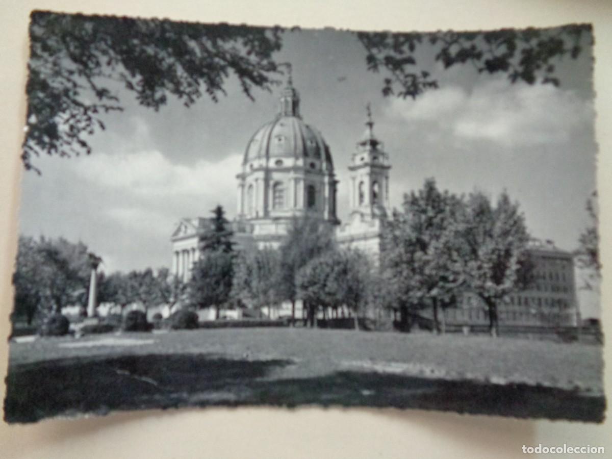 Postkarten: POSTAL DE TURIN ( ITALIA ): BASILICA DE SUPERGA . A&Ntilde;OS 50
