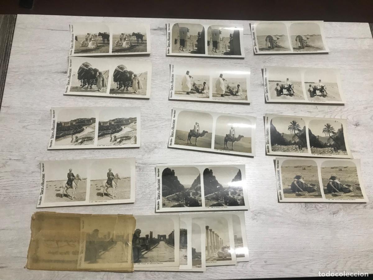 Postales: Lote de fotograf&iacute;as estereosc&oacute;pica