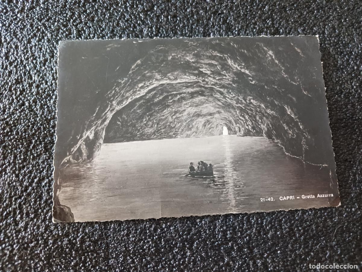 Cartoline: capri grutta azzurra, fotoedizioni brunner, circulada
