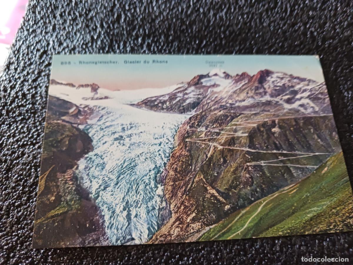 Cartes Postales: 895 rhonegletscher, glaciar du rhone, ed. sg