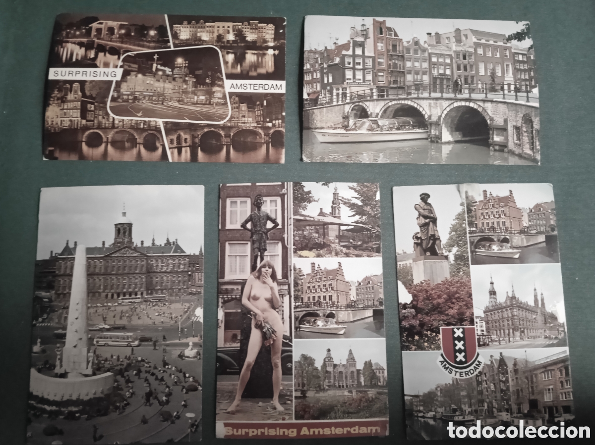 Postales: CINCO POSTALES DE AMSTERDAM - Foto 1