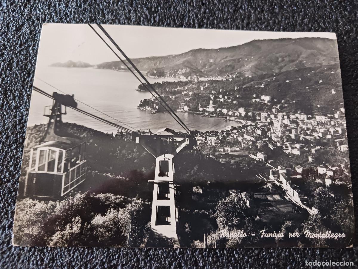 Cartes Postales: rapallo funivia per montallegro, ed. C.G.C. circulada 1951