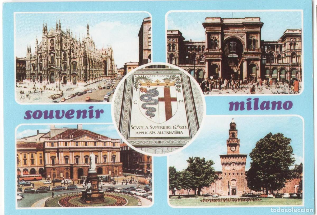Postales: Mil&aacute;n- Italia- Escrita- - Foto 1