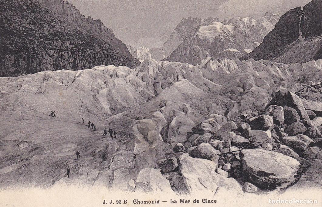 Postales: J. J. 93 B Chamonix - La Mer de Glace - Foto 1