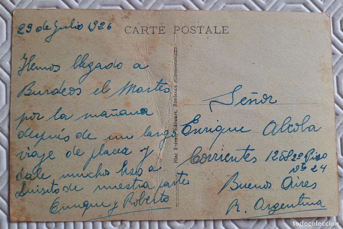 Postales: Burdeos - Puente - 1926 - Foto 2