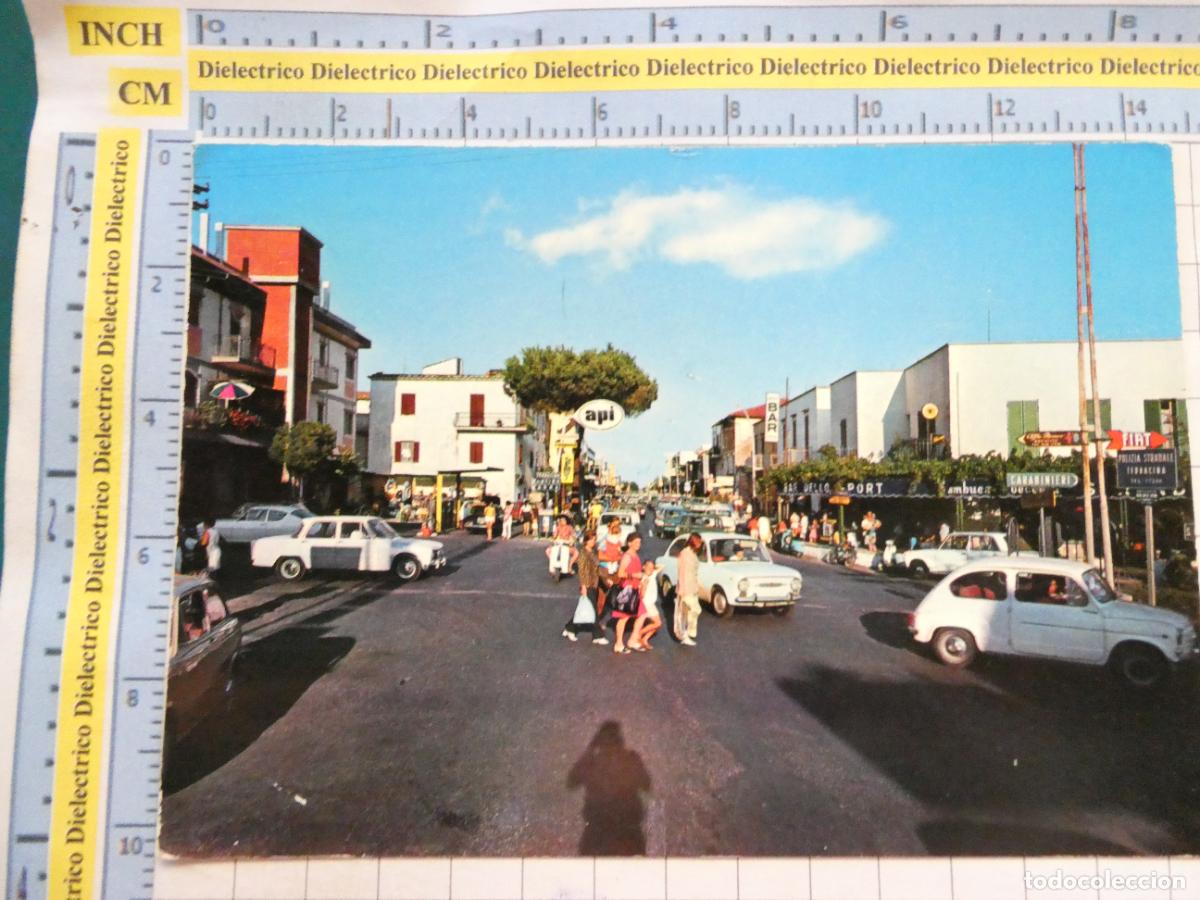 Postales: POSTAL DE ITALIA. S FELICE CIRCEO VIALE ROMMASO TITTONI COCHES FIAT RENAULT. 150